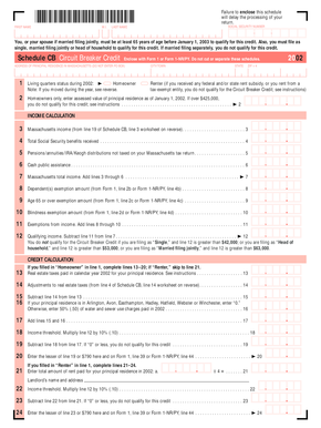 Massachusetts Circuit Breaker Credit Form