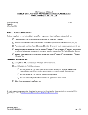 odjfs printable medicaid form