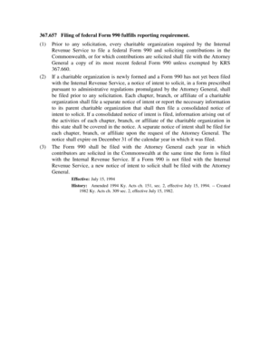 Kentucky Form 990 Filing Requirement