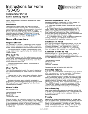Instructions for Form 720-CS