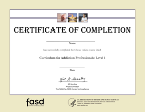 Certificate of Completion
