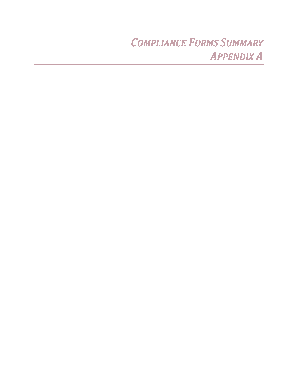 Residential Compliance Forms