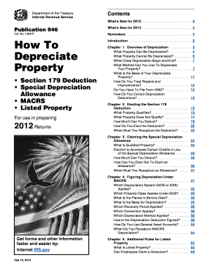 IRS Publication 946 Depreciation Guide