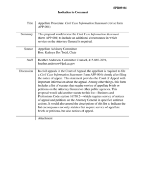 California Civil Case Information Statement Form APP-004