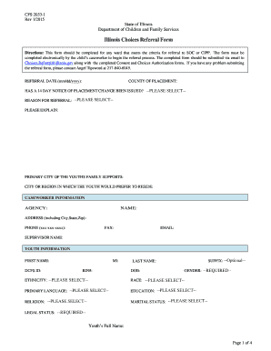 Illinois Choices Referral Form