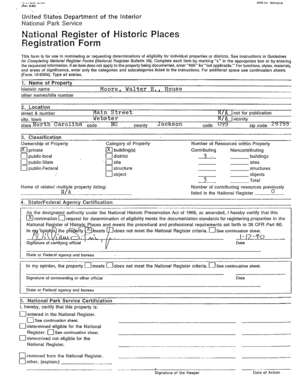 National Register of Historic Places Registration Form