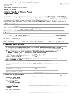 National Register of Historic Places Registration Form