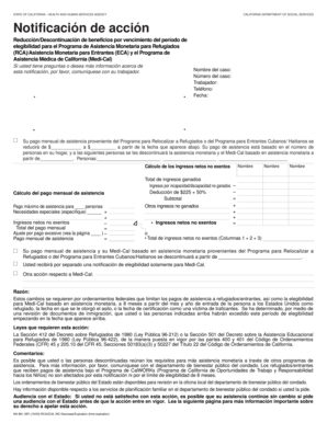 Notificación de acción