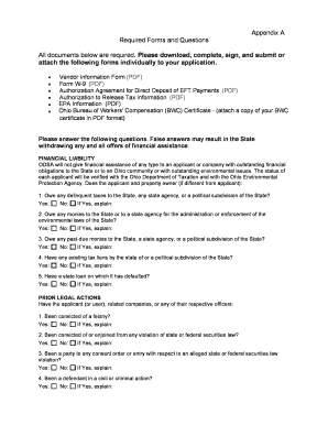 Vendor Information Form