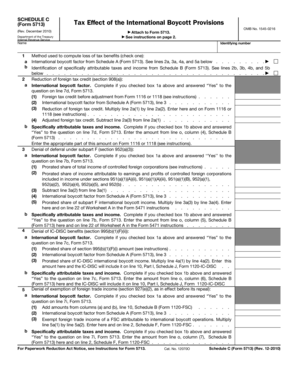 Schedule C Form 5713