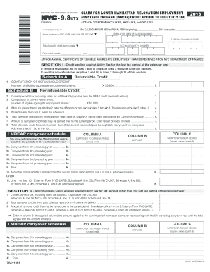 New York City LMREAP Utility Tax Credit Form