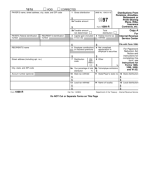 IRS Form 1099-R
