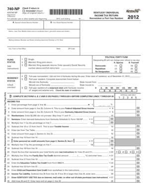 Kentucky Individual Income Tax Return