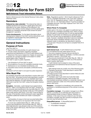 Instructions for Form 5227