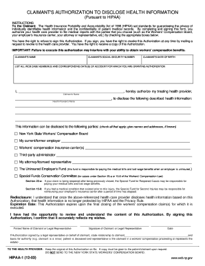 HIPAA Authorization for Disclosure of Health Information