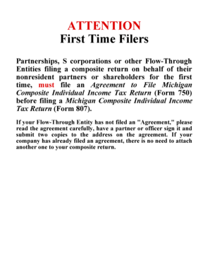 Michigan Composite Individual Income Tax Return