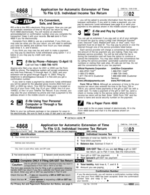IRS Form 4868