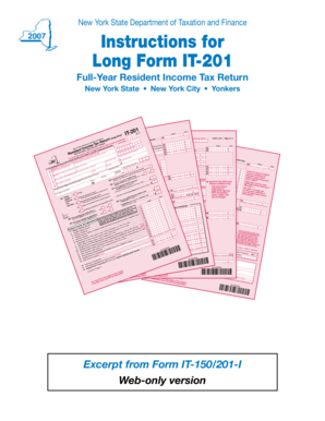 New York State Full-Year Resident Income Tax Return