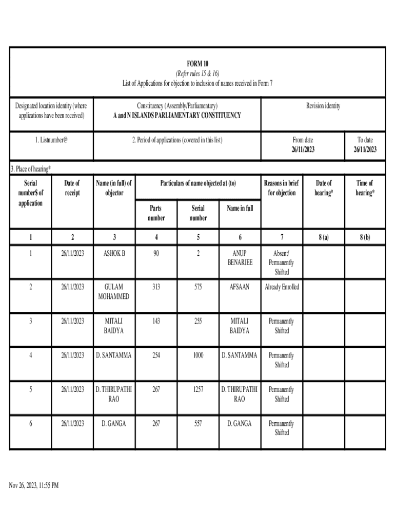 Form preview