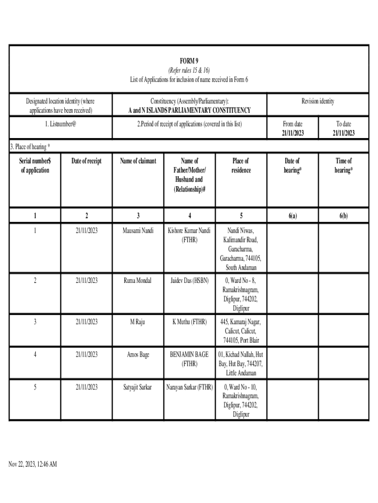 Form preview