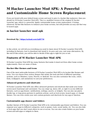 Fillable Online Hacker Launcher APK MOD (Premium Unlocked/ VIP/ PRO Fillable Online Hacker Launcher APK MOD (Premium Unlocked/ VIP/ PRO