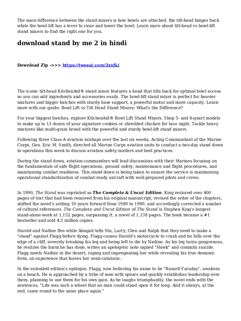 Fillable Online Difference between Bowllift vs Tilthead Stand Mixer