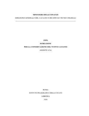 direzione generale del catasto e dei servizi tecnici erariali