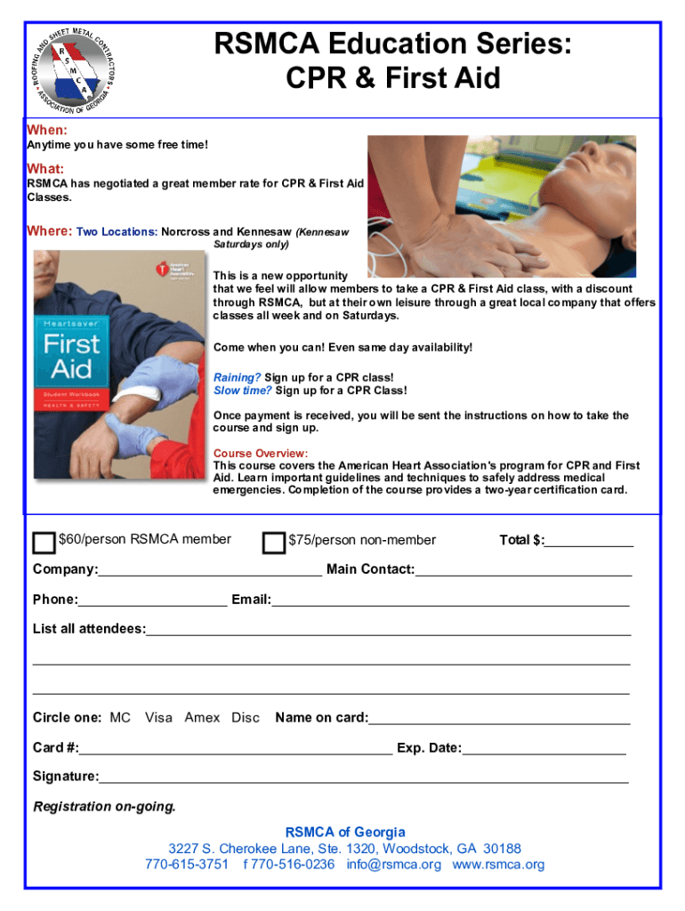 Fillable Online CPR, First Aid, AED Certification & TrainingRed Cross ...