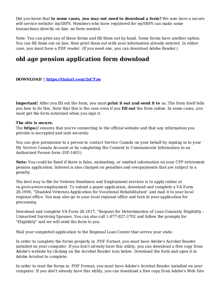 Fillable online forms maryland state retirement and pension system