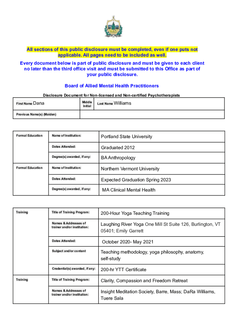 Form preview