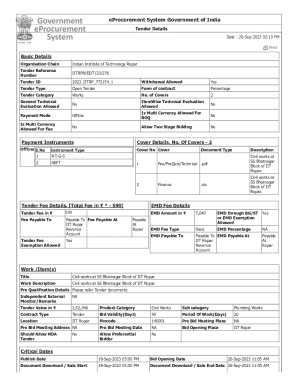 Form preview