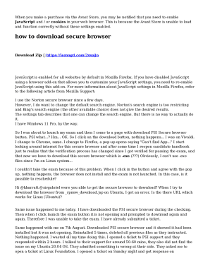 Fillable Online How to enable cookies and JavaScript on web browsers ...