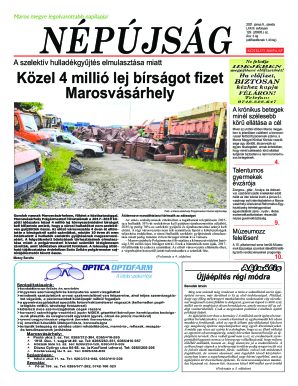 A szelektv hulladkgyjts elmulasztsa miatt