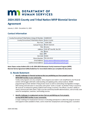 2024-2025 MFIP Biennial Service Agreement - Dakota County