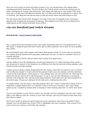 How To Watch Old Twitch Streams - Easily Find Past VODs