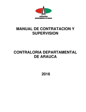 MANUAL DE CONTRATACION Y SUPERVISION ...