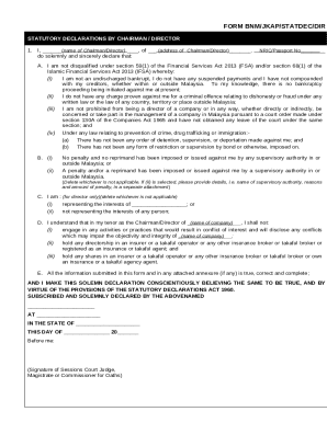 FORM 48A. Statutory Declaration By A Person Before ...