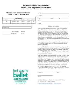 Classes - FWB - Professional Company and Academy