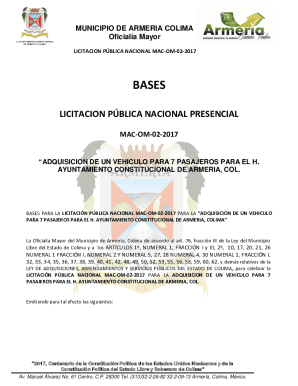 Bases - H. Ayuntamiento de Armera Colima