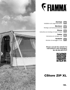 FIAMMA XL 500 Privacy Room CS Light Installation Guide