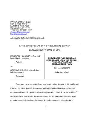 Mark A. Larsen - Trial Attorney/ Managing Member