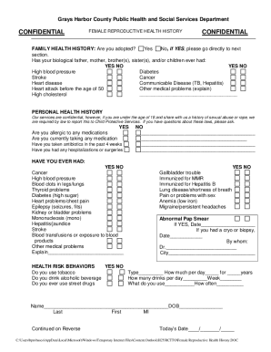GRAYS HARBOR COUNTY HEALTH DEPARTMENT