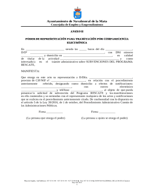 Concejala de Empleo y Emprendimiento