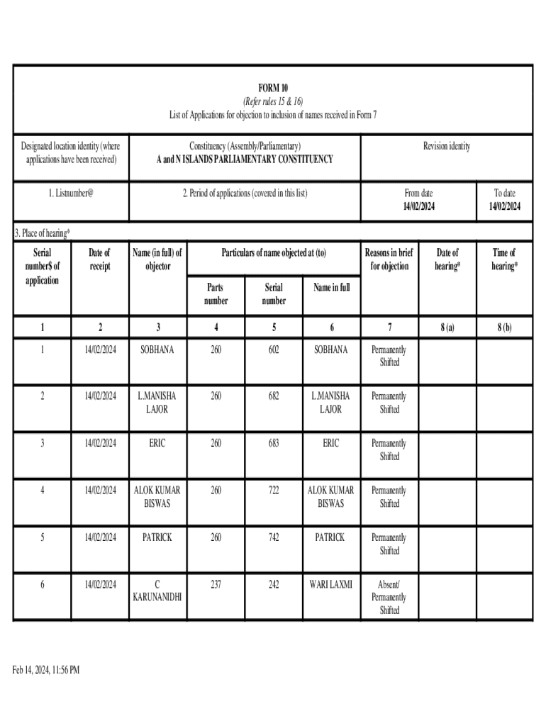 Form preview