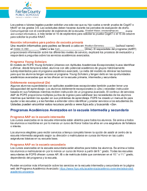 FCPS en Espaol - Fairfax County Public Schools
