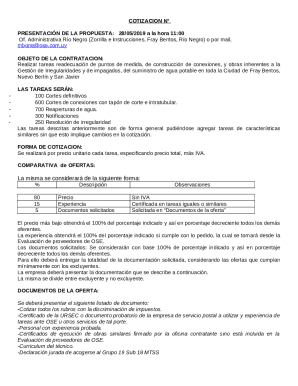 COTIZACION N