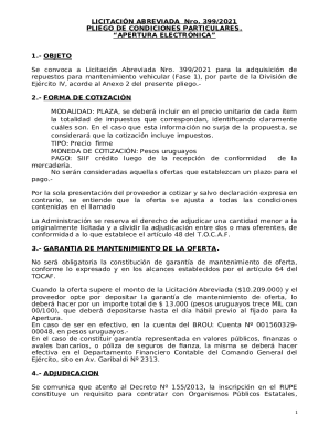 Llamados vigentesIntendencia de San Jos - ARCE