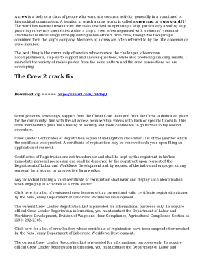 The Crew - IMG1217A crew is a body or a class of people