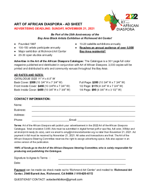 Art of the African Diaspora: Advertise in the AOTAD ...