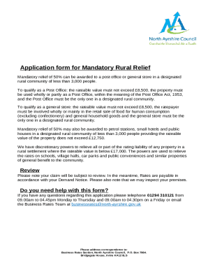 Proposed Non Domestic Rating Discretionary Areas and ...